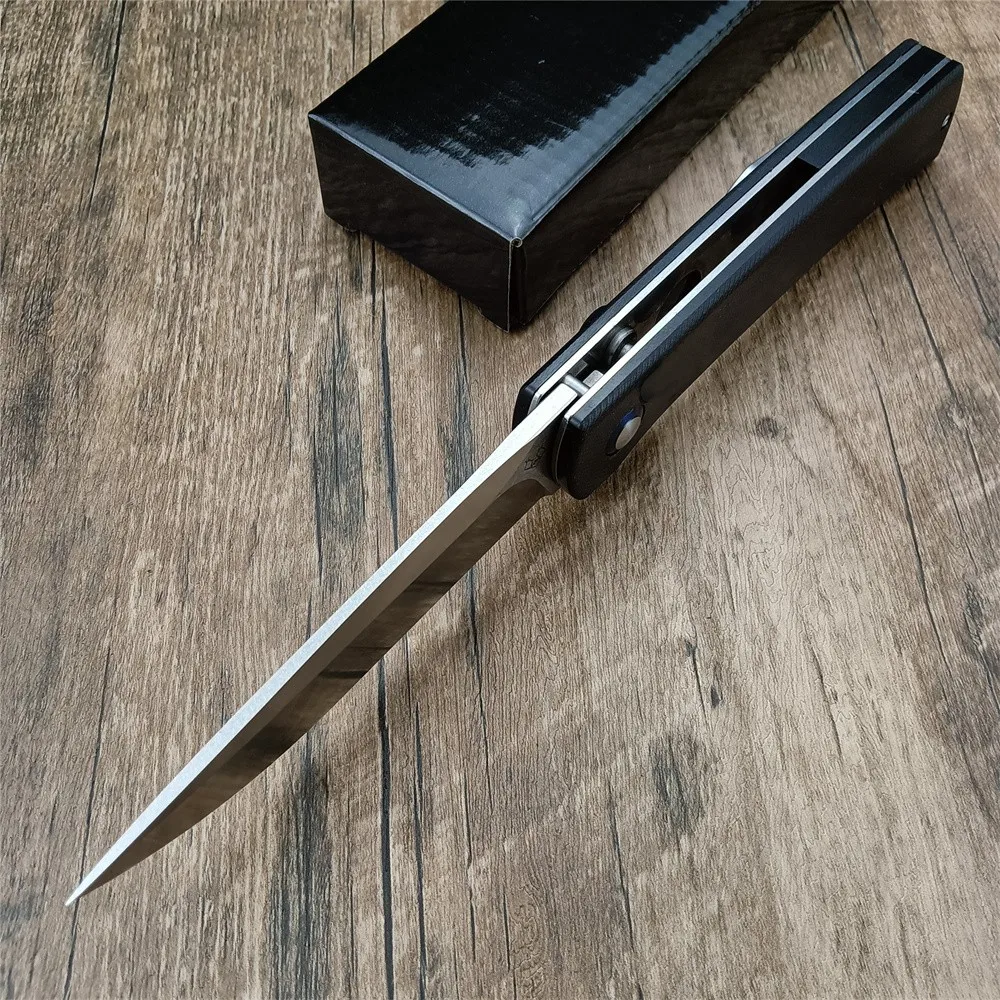 Руски Широгоров А. У .За складного ножа D2 Drop Point Blade G10 Дръжки за къмпинг, Лов, улични многофункционални инструменти за самозащита Изображение 2