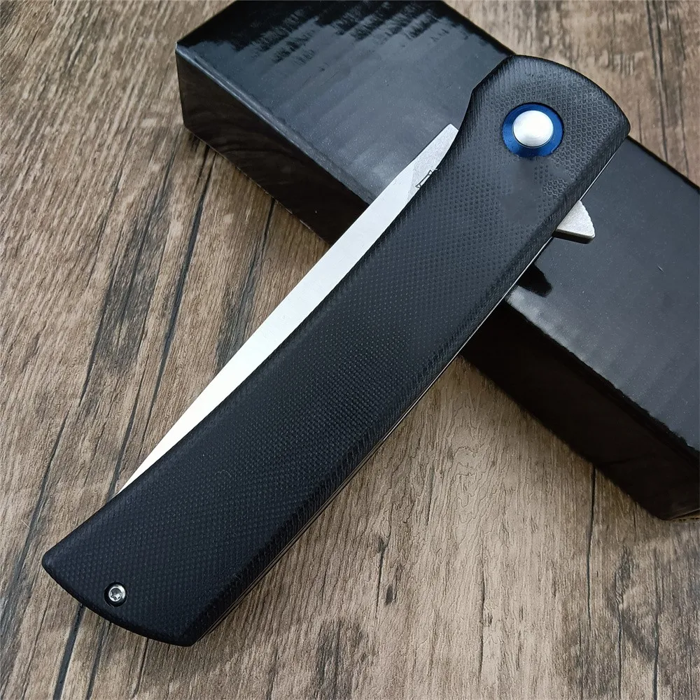 Руски Широгоров А. У .За складного ножа D2 Drop Point Blade G10 Дръжки за къмпинг, Лов, улични многофункционални инструменти за самозащита Изображение 4