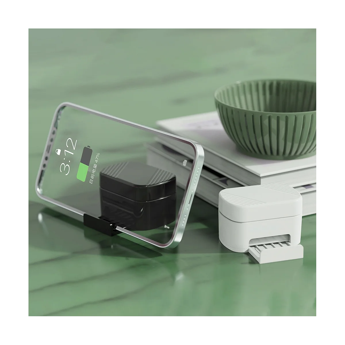 За пръстени TikTok Bluetooth дистанционно управление с Върха на пръста Автоматичен Преглед на страници Селфи Видеоконтроллер за iPhone (B) Изображение 0