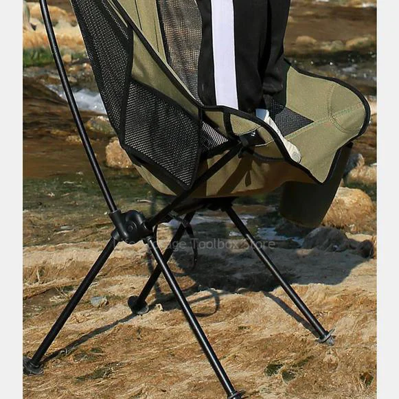 Портативен Сгъваем стол за нощуване на открито, Плажни разширени ультралегкие столове, Сгъваема Табуретка за краката, столове за риболов Изображение 4
