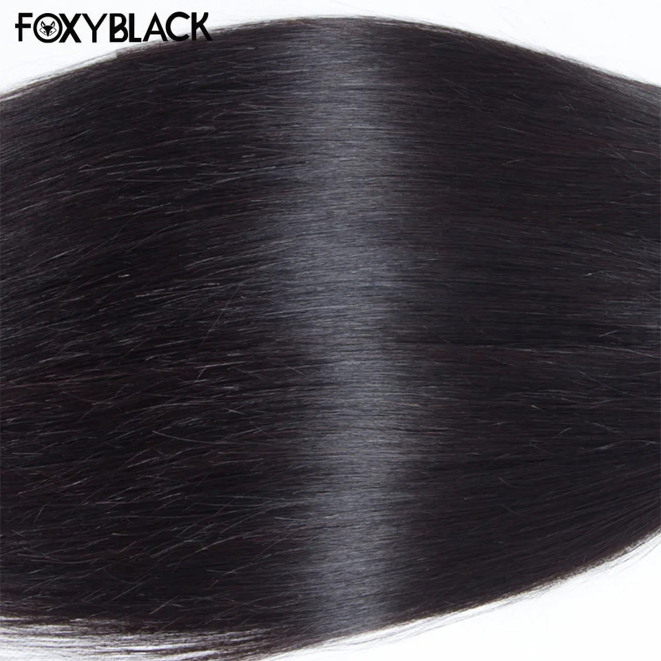 Директен Лейси закопчалката 6x6 От човешки косъм, Лейси закопчалката 10-22 инча, Свободна/средно/ от три части, с коса на Бебето, Бразилски естествен цвят на косата Изображение 2